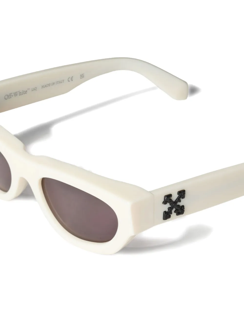 Off-White Eyewear Honolulu dark-grey lens sunglasses Wit