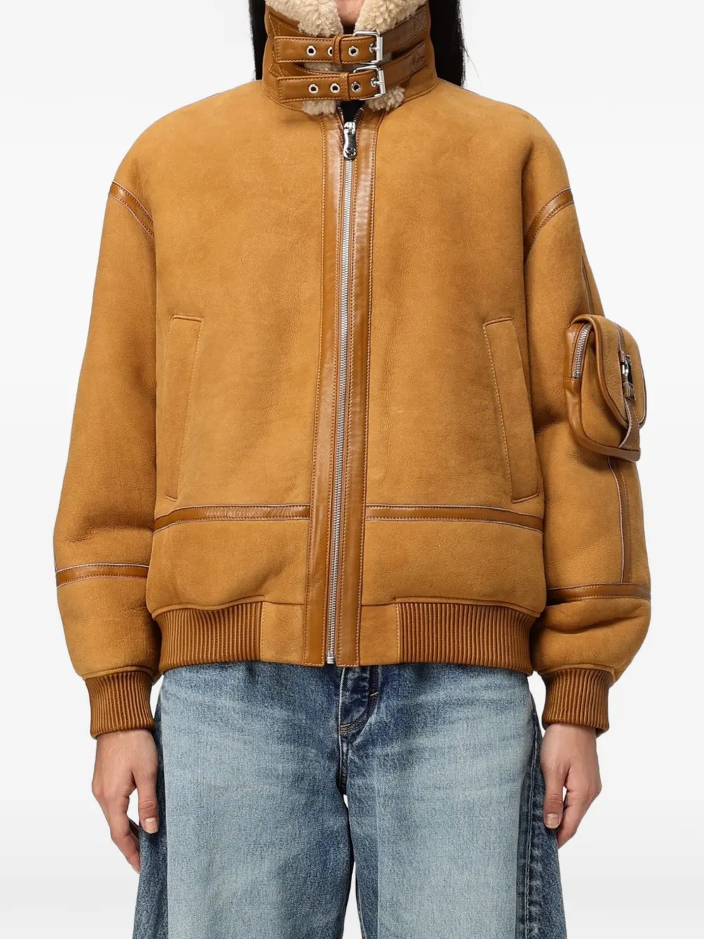 Coperni buckle-fastening jacket - Braun