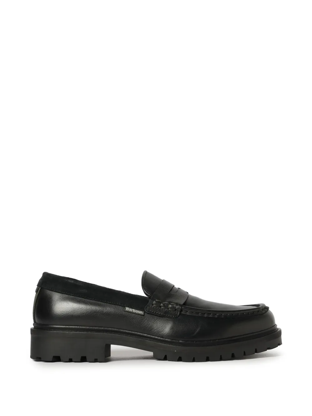 Barbour Croxton leather loafers - Nero
