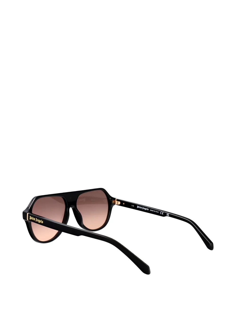 Palm Angels Eyewear Kelso pilot-frame sunglasses Zwart