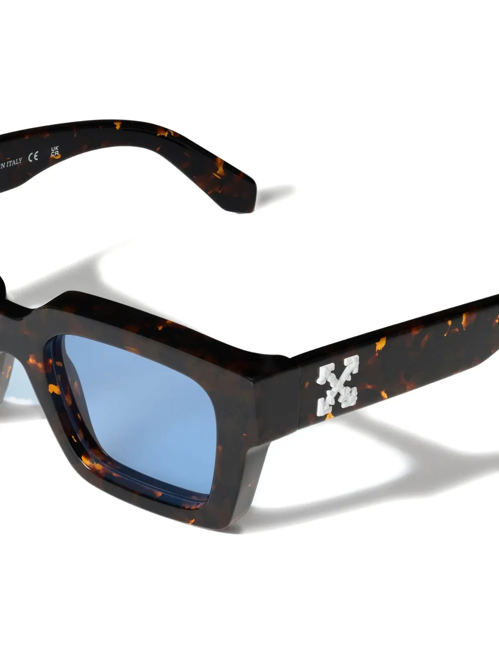 Off-White Eyewear Virgil L light-blue lens sunglasses Bruin