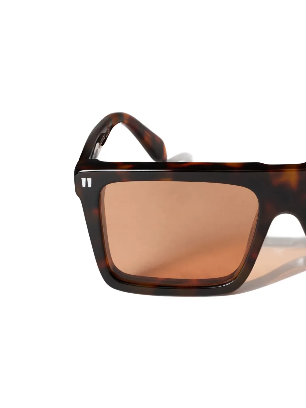 Off-White Eyewear Bridgeport orange lens sunglasses Bruin