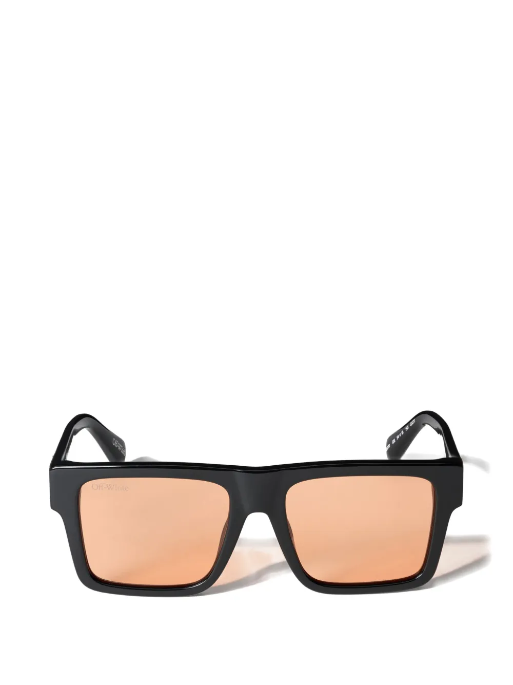 Off-White Lawton orange-lens sunglasses - Nero