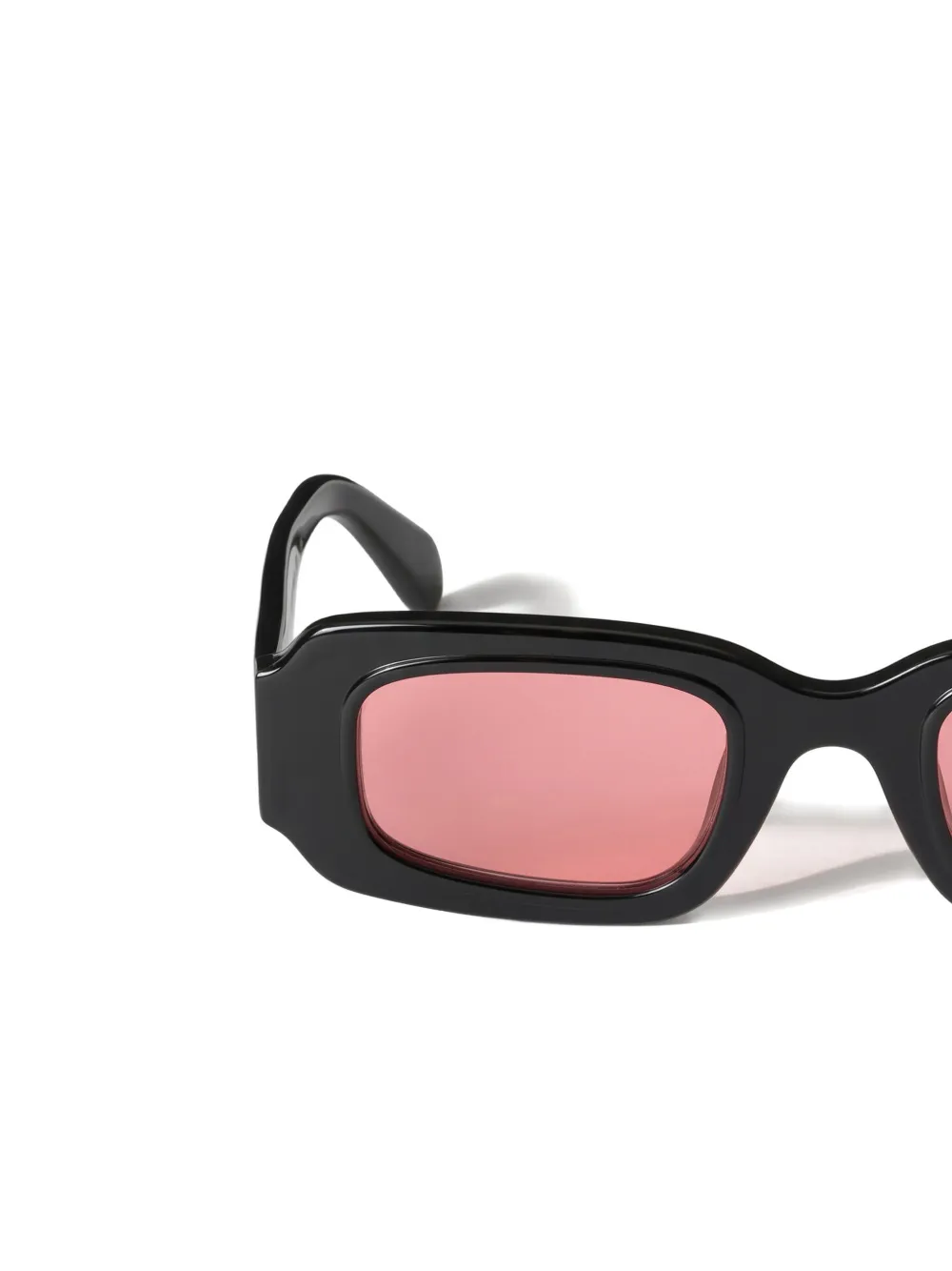 Off-White Eyewear Olympia red lens sunglasses Zwart