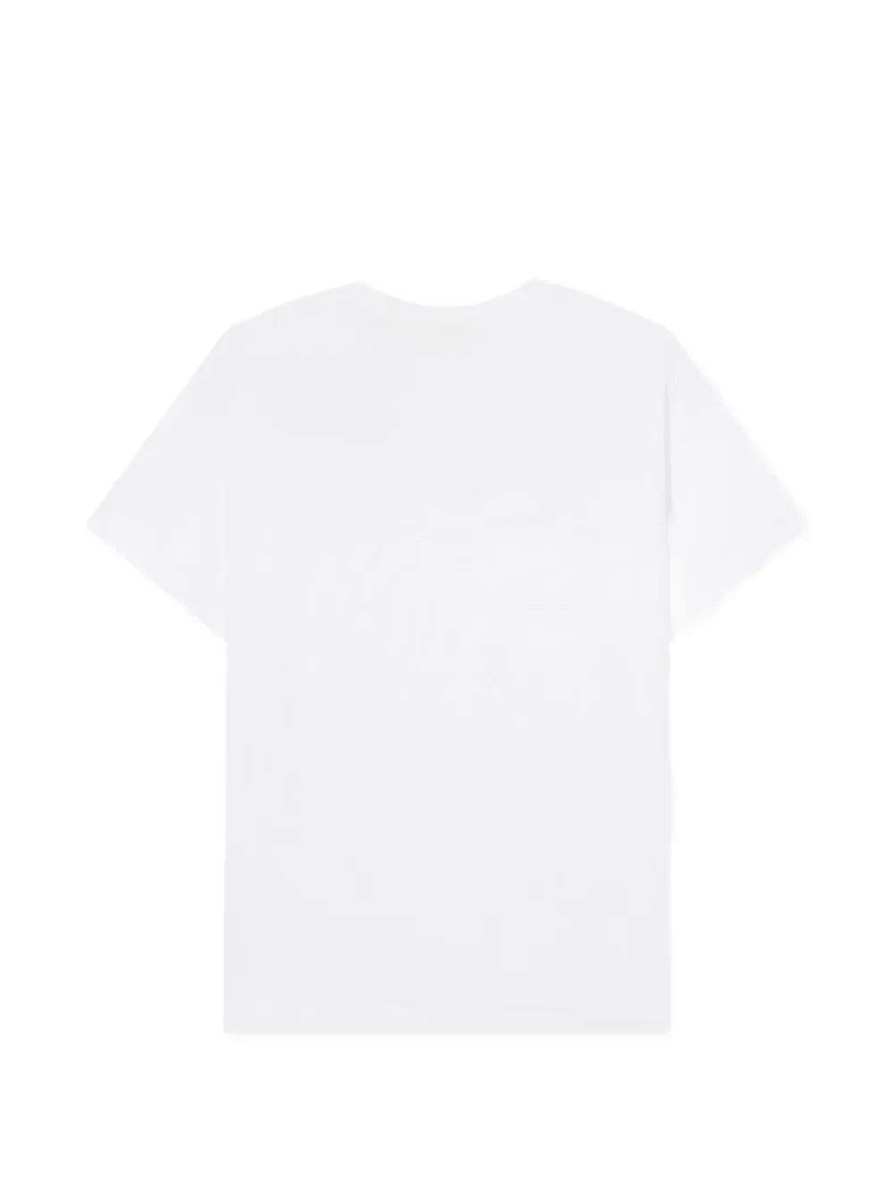 Off-White Kids logo-print floral-motif T-shirt Wit