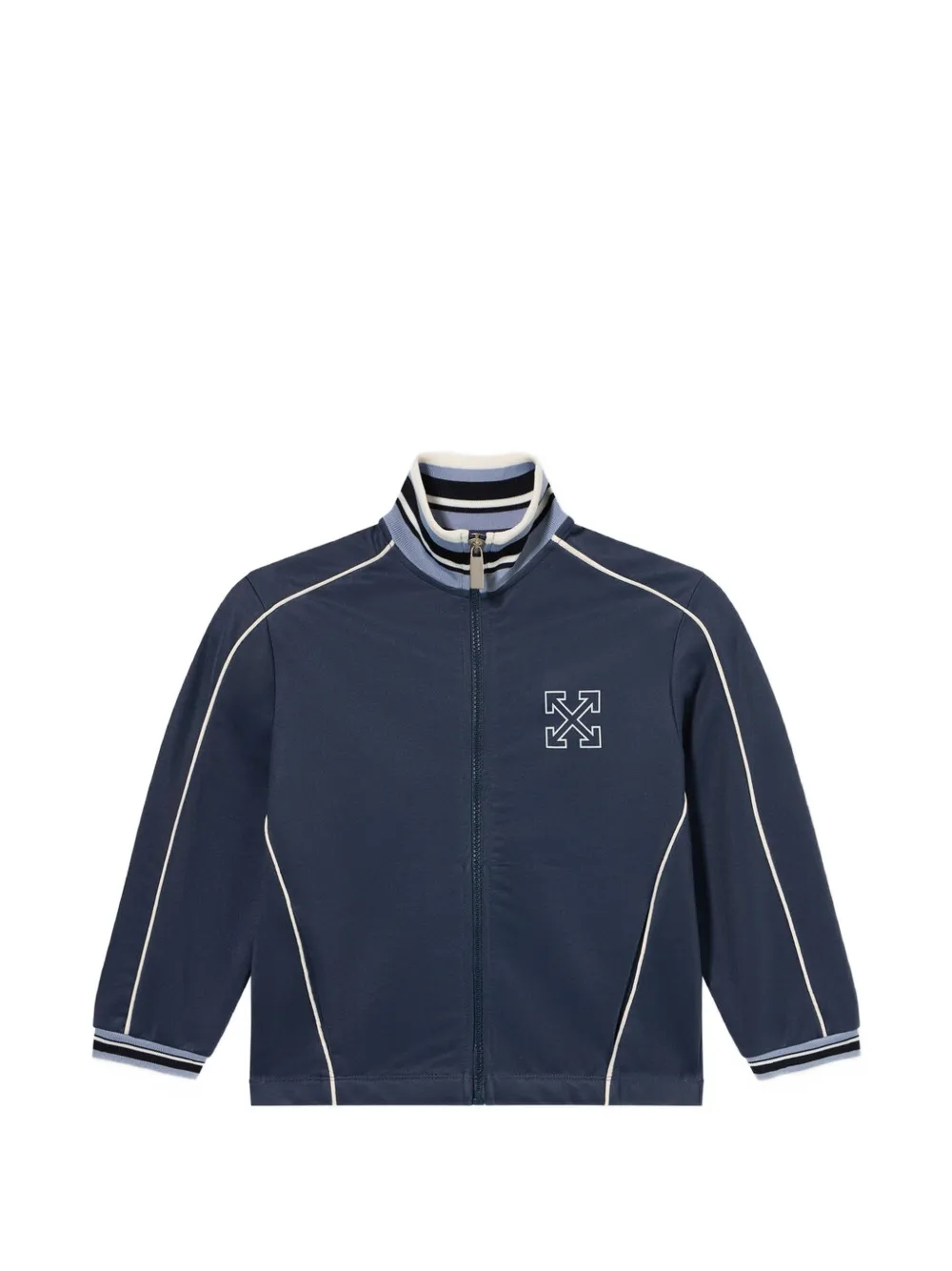 Off-White Kids Arrow track sweatshirt - Blu