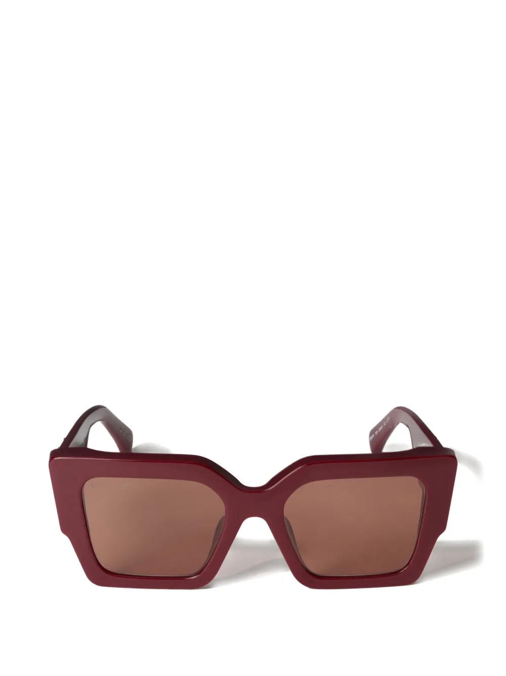 Off-White Catalina brown-lens sunglasses - Rosso