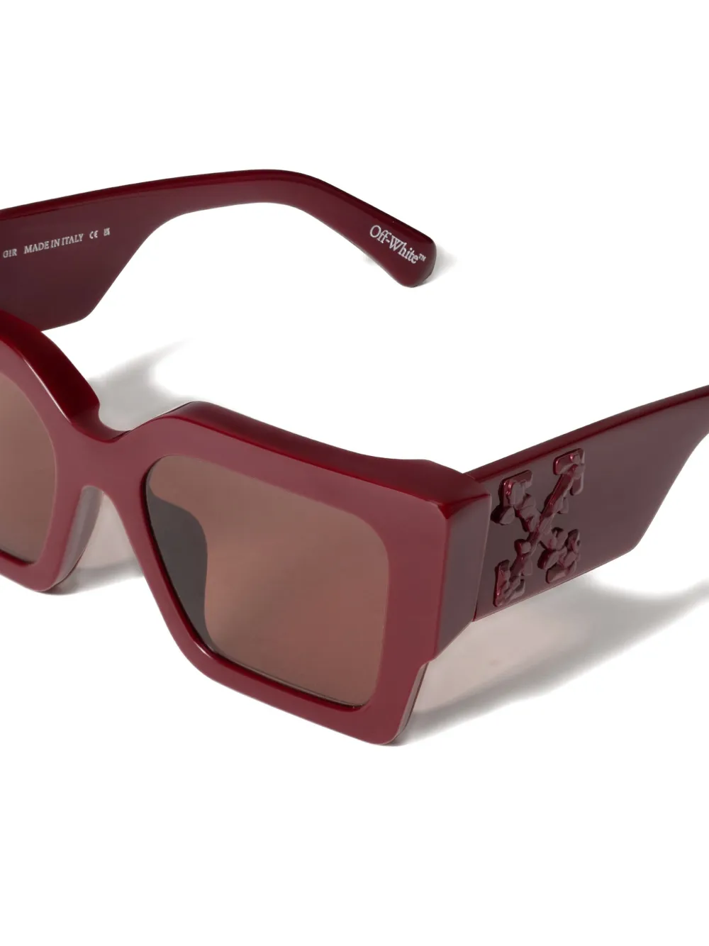 Off-White Eyewear Catalina brown-lens sunglasses Rood