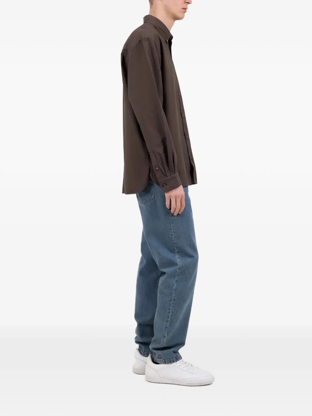 A.P.C. Mateo logo shirt Bruin