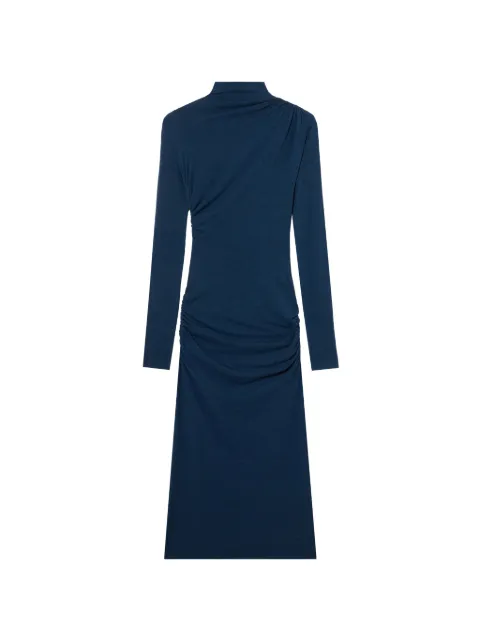 Off-White draped turtleneck midi dress