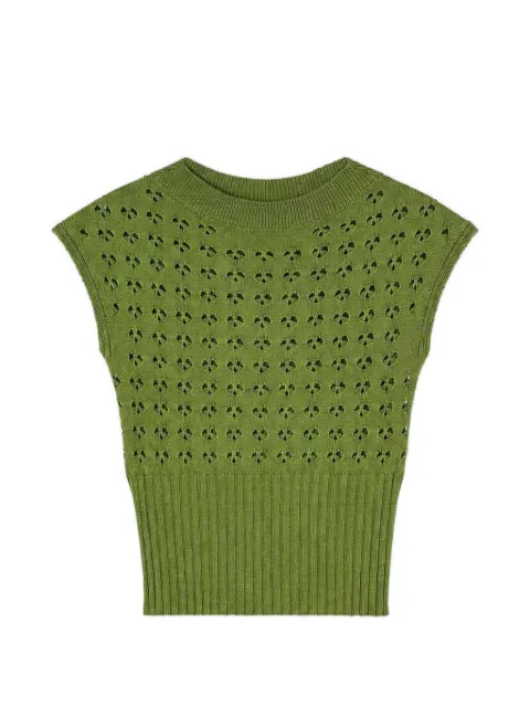 RETORI openwork-knit top
