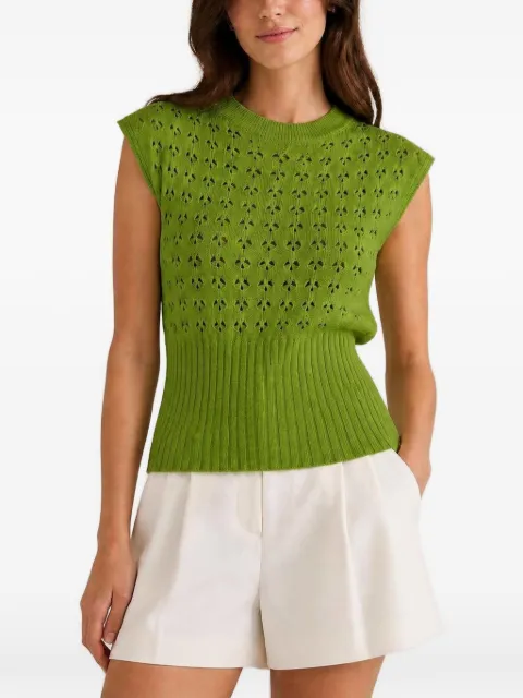 RETORI openwork-knit top