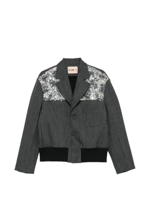Plan C sequin-embellished jacket