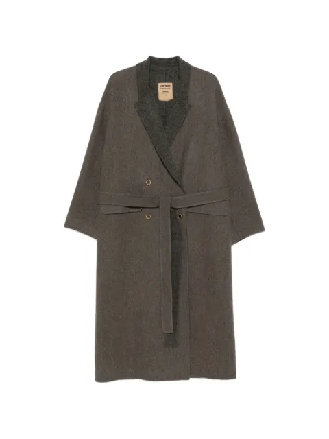 Uma Wang belted double-breasted coat