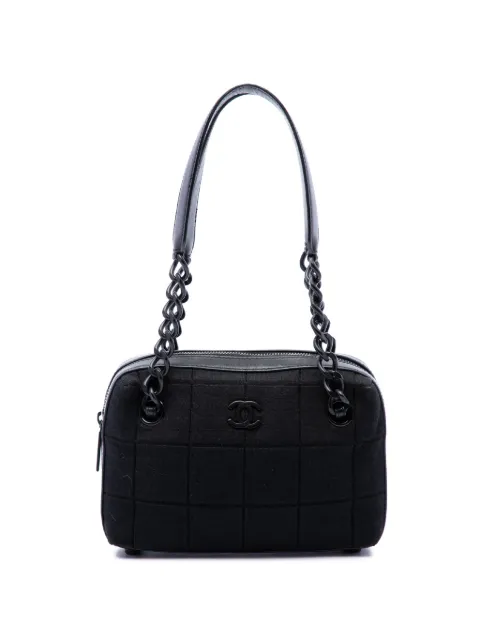 CHANEL Pre-Owned 2002-2003 CC Chocolate Bar Jersey handbag