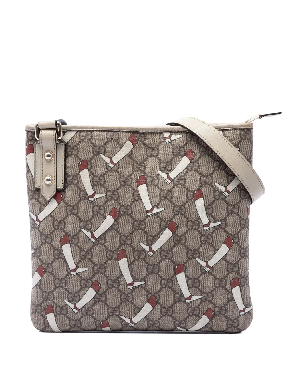 Gucci Pre-Owned 2016-2026 GG Supreme The Boot crossbody bag - Neutrals