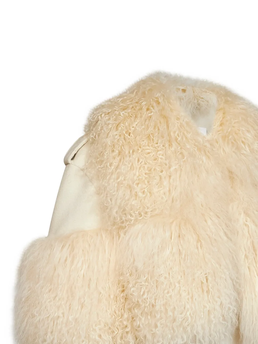 Giuseppe Di Morabito fur-trimmed cropped jacket Beige