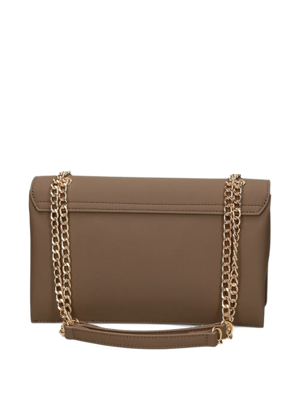 Love Moschino Love logo-plaque shoulder bag Bruin
