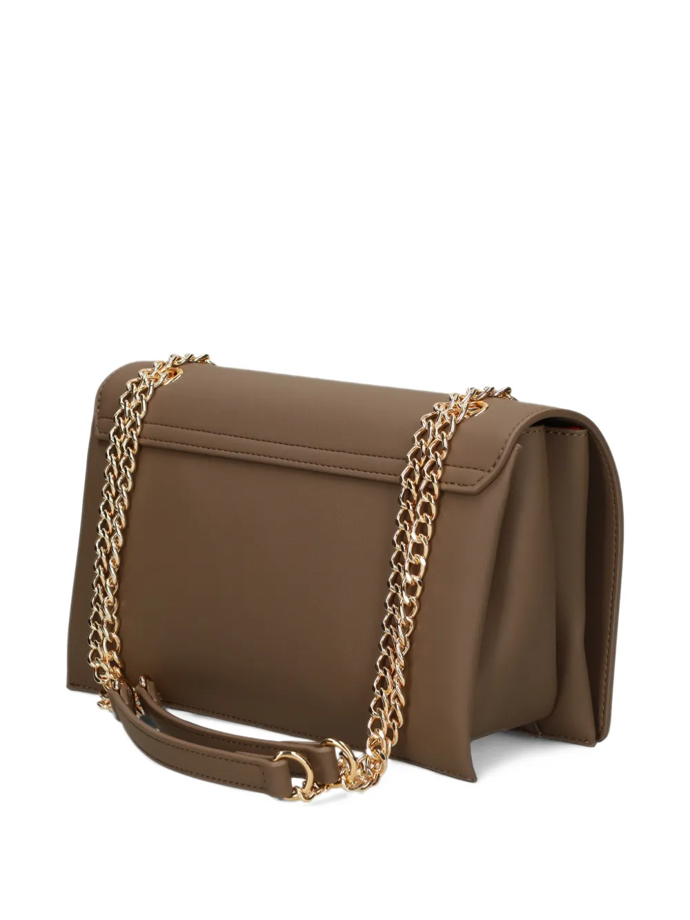 Love Moschino Love logo-plaque shoulder bag Bruin