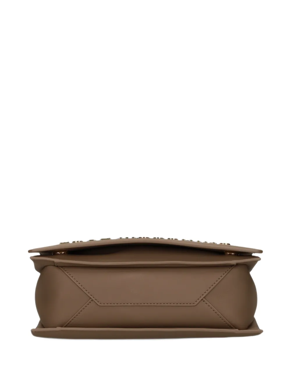 Love Moschino Love logo-plaque shoulder bag Bruin