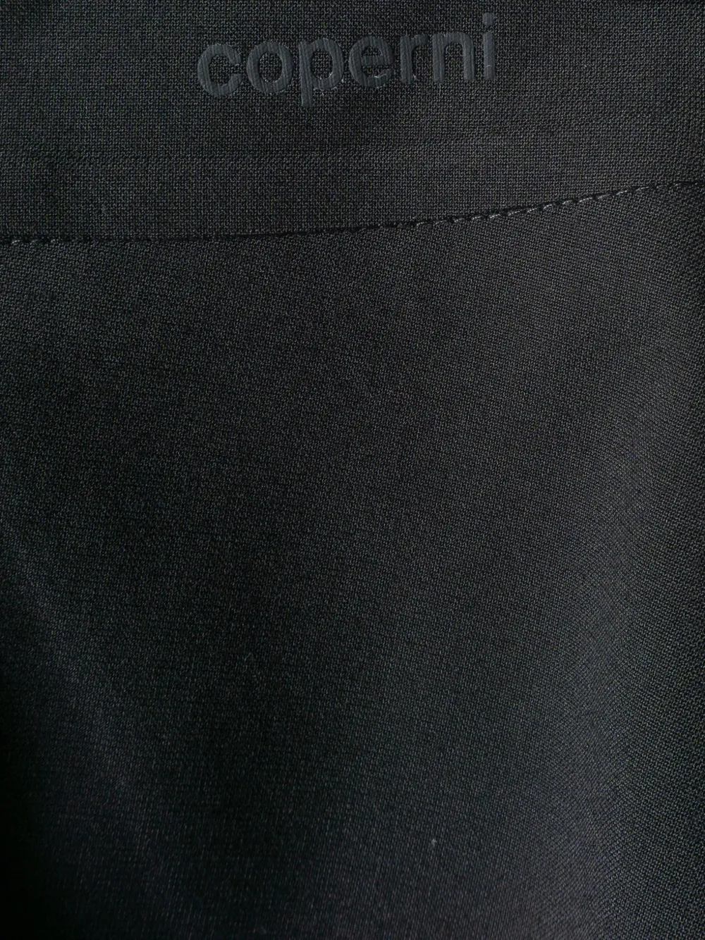 Coperni tailored balloon midi skirt Zwart