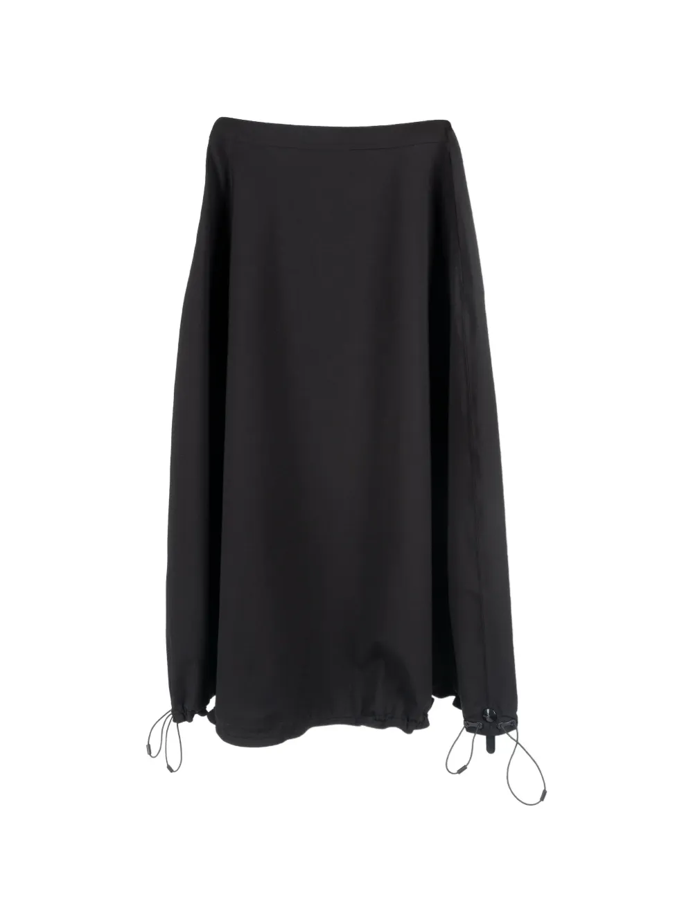 Coperni tailored balloon midi skirt Zwart
