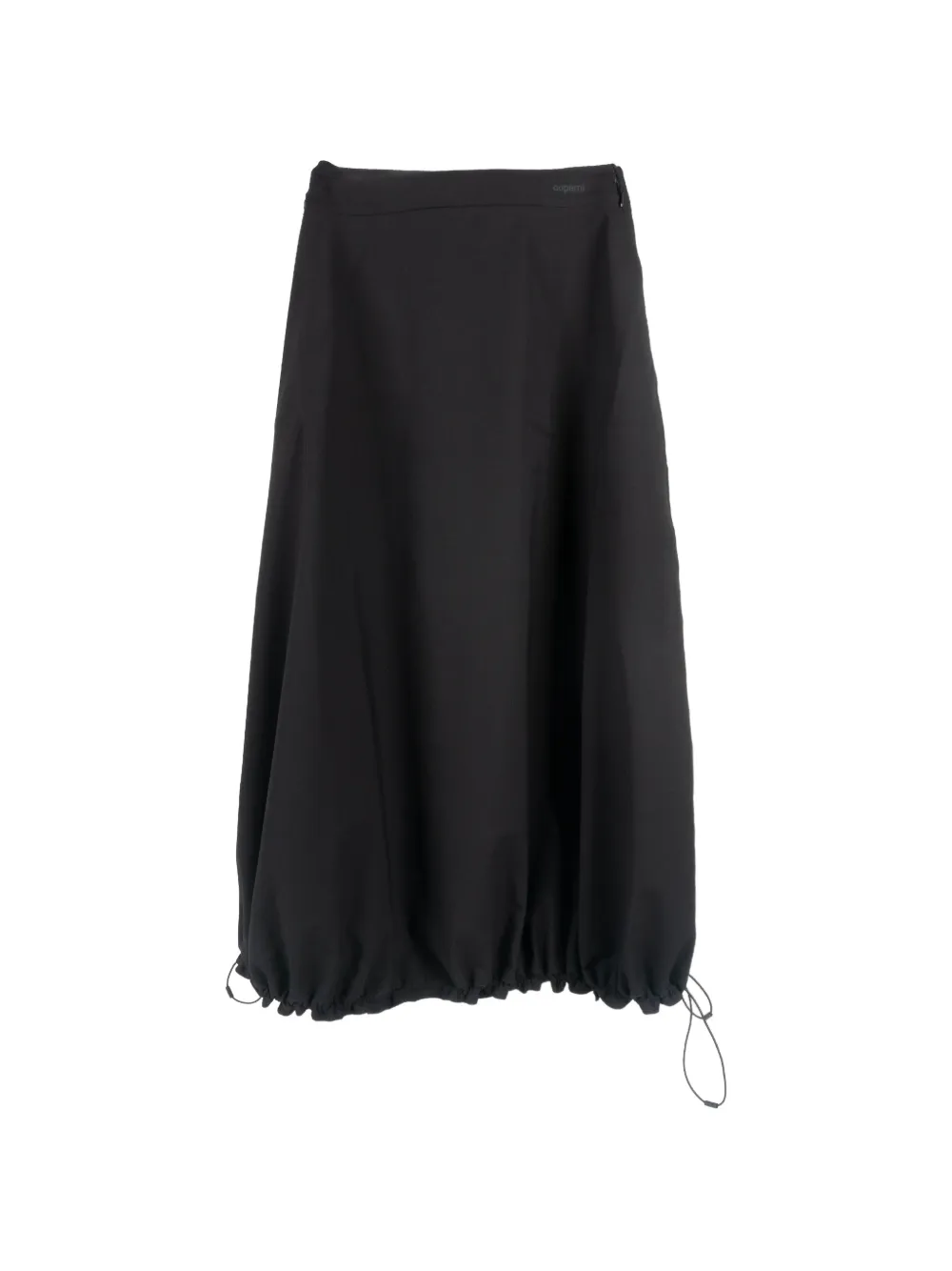 Coperni tailored balloon midi skirt - Schwarz
