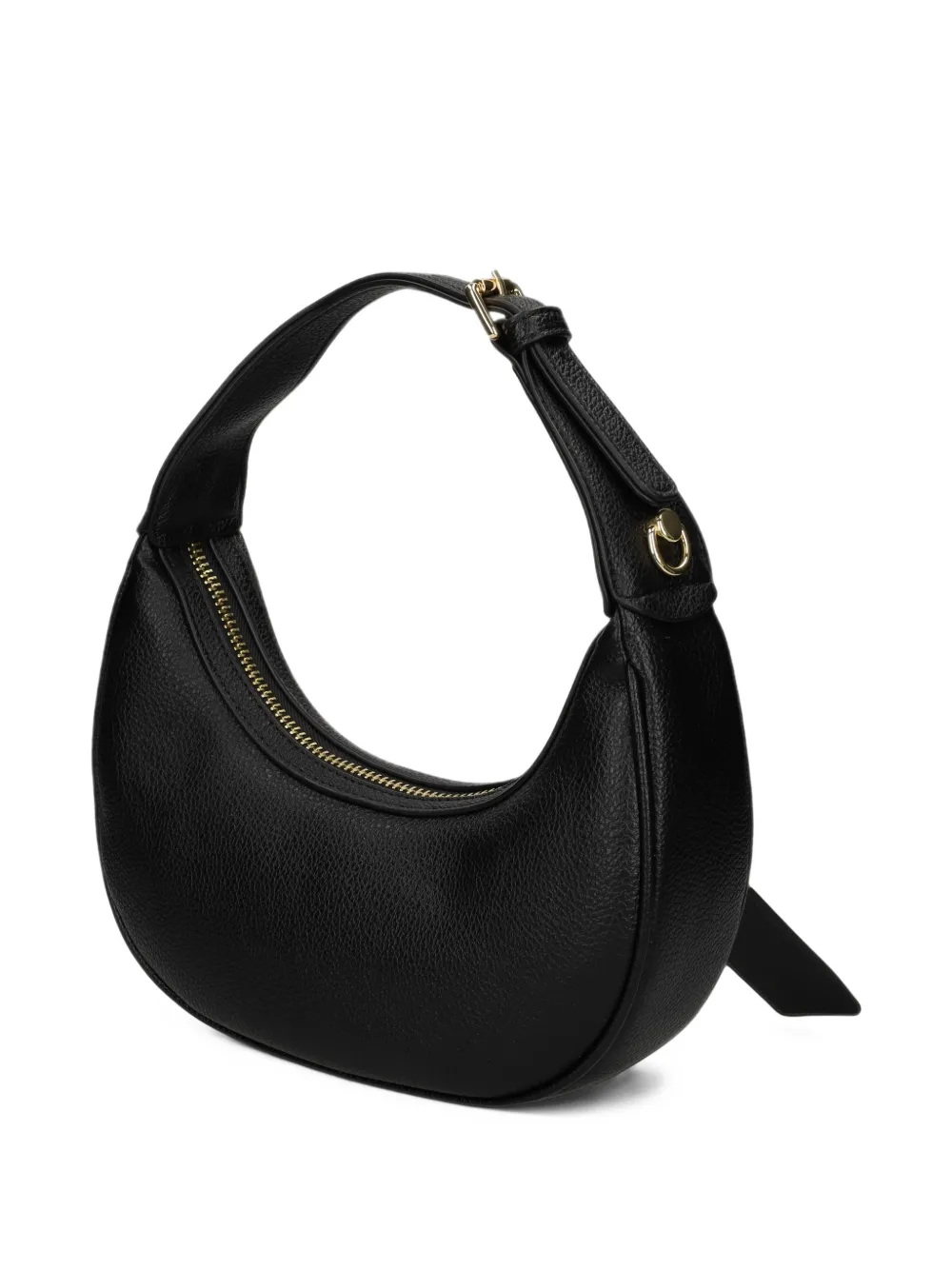 Love Moschino logo-plaque shoulder bag Zwart