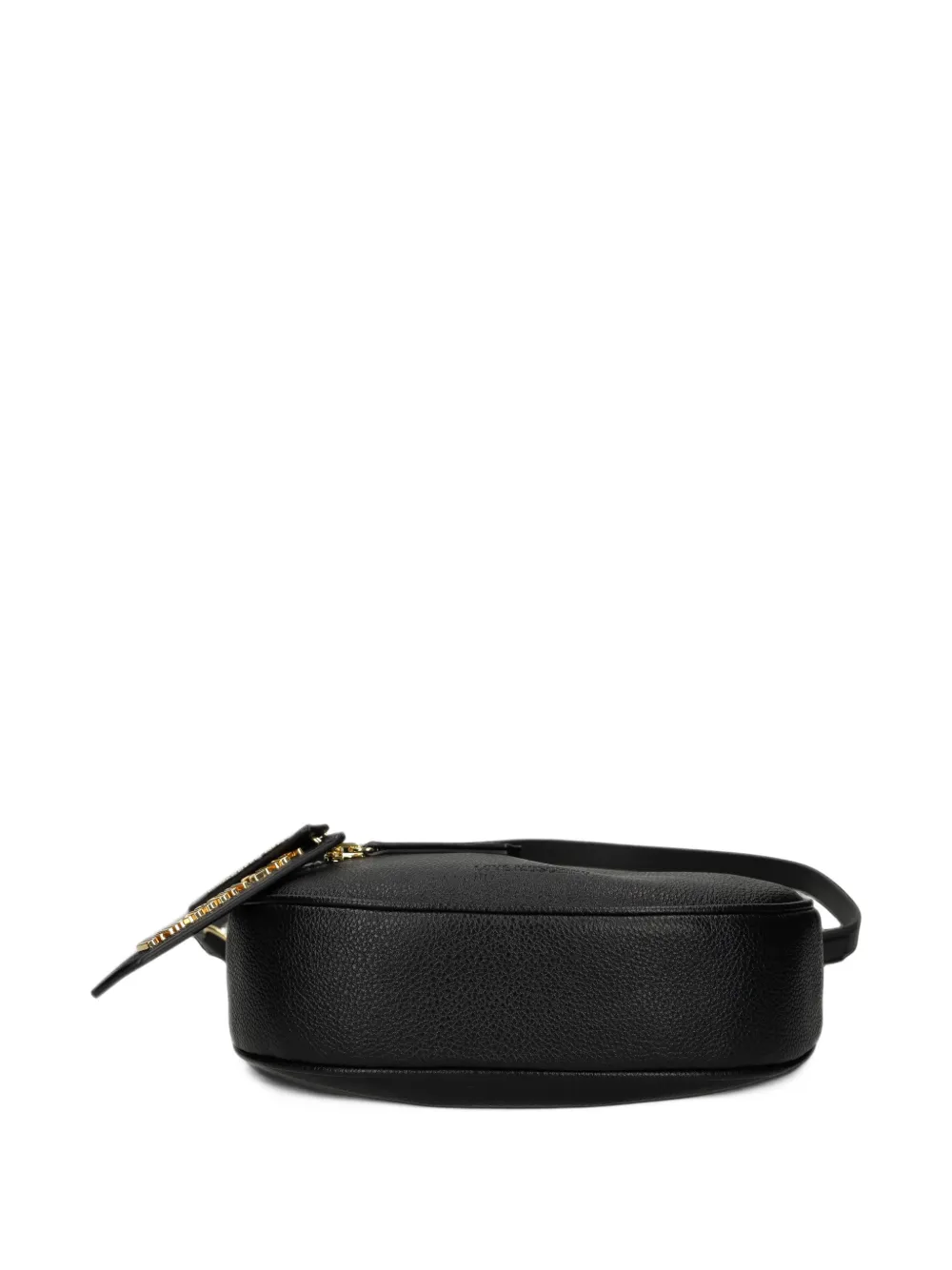 Love Moschino logo-plaque shoulder bag Zwart