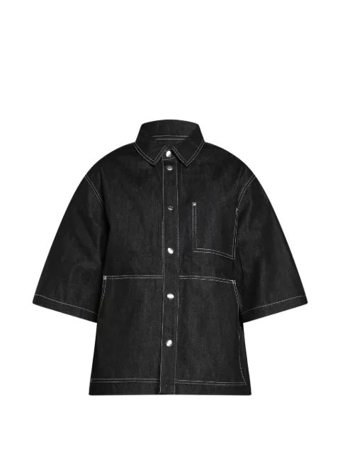 Purple Brand raw-denim workwear shirt
