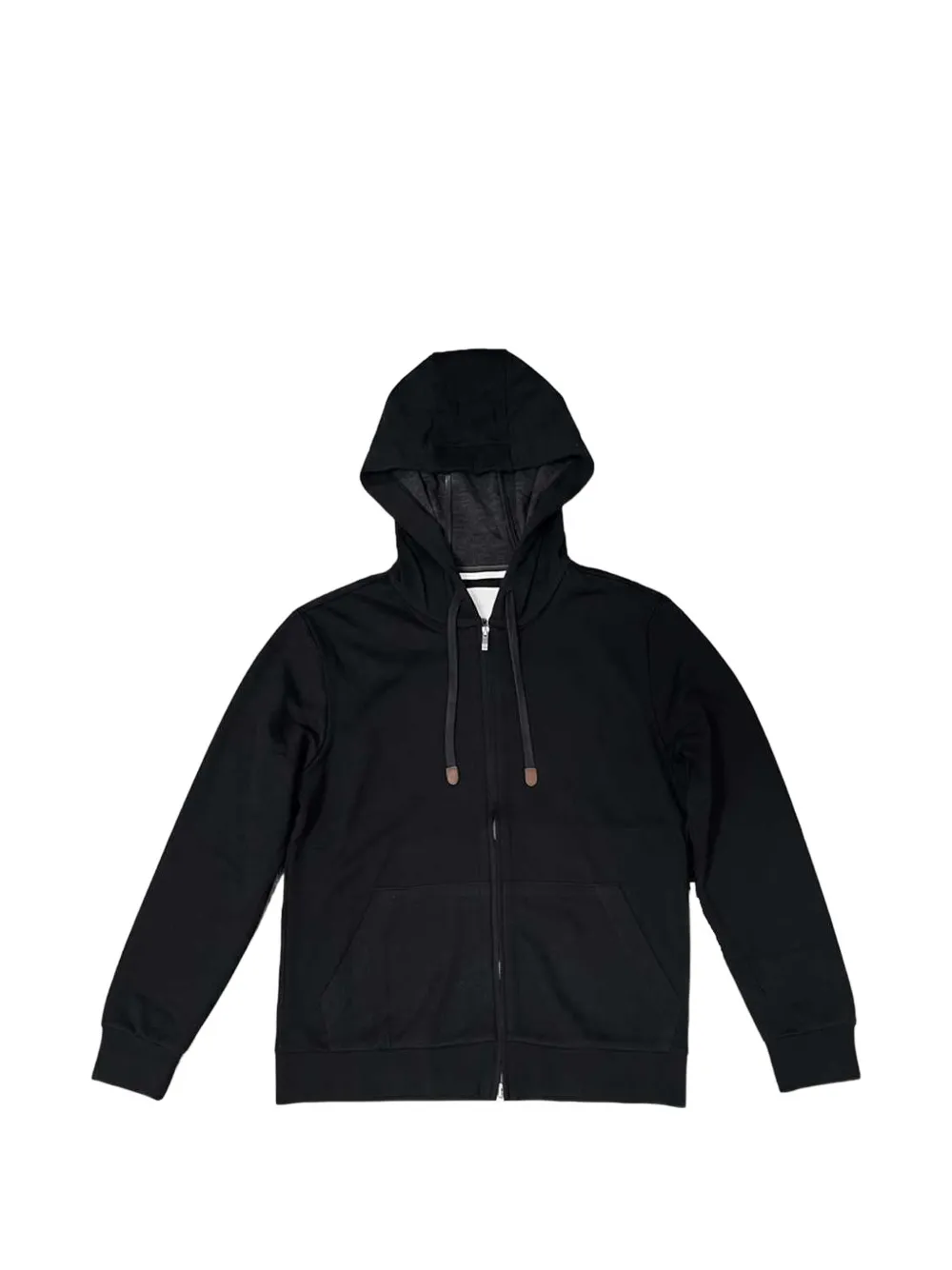 Marco Pescarolo zip-up drawstring hoodie - Nero