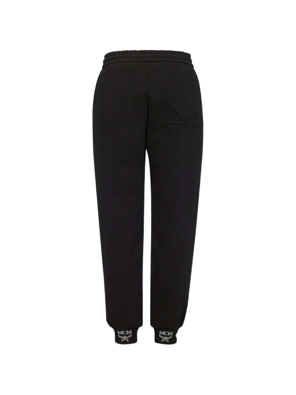MCM Essential logo-embroidered drawstring track pants Zwart
