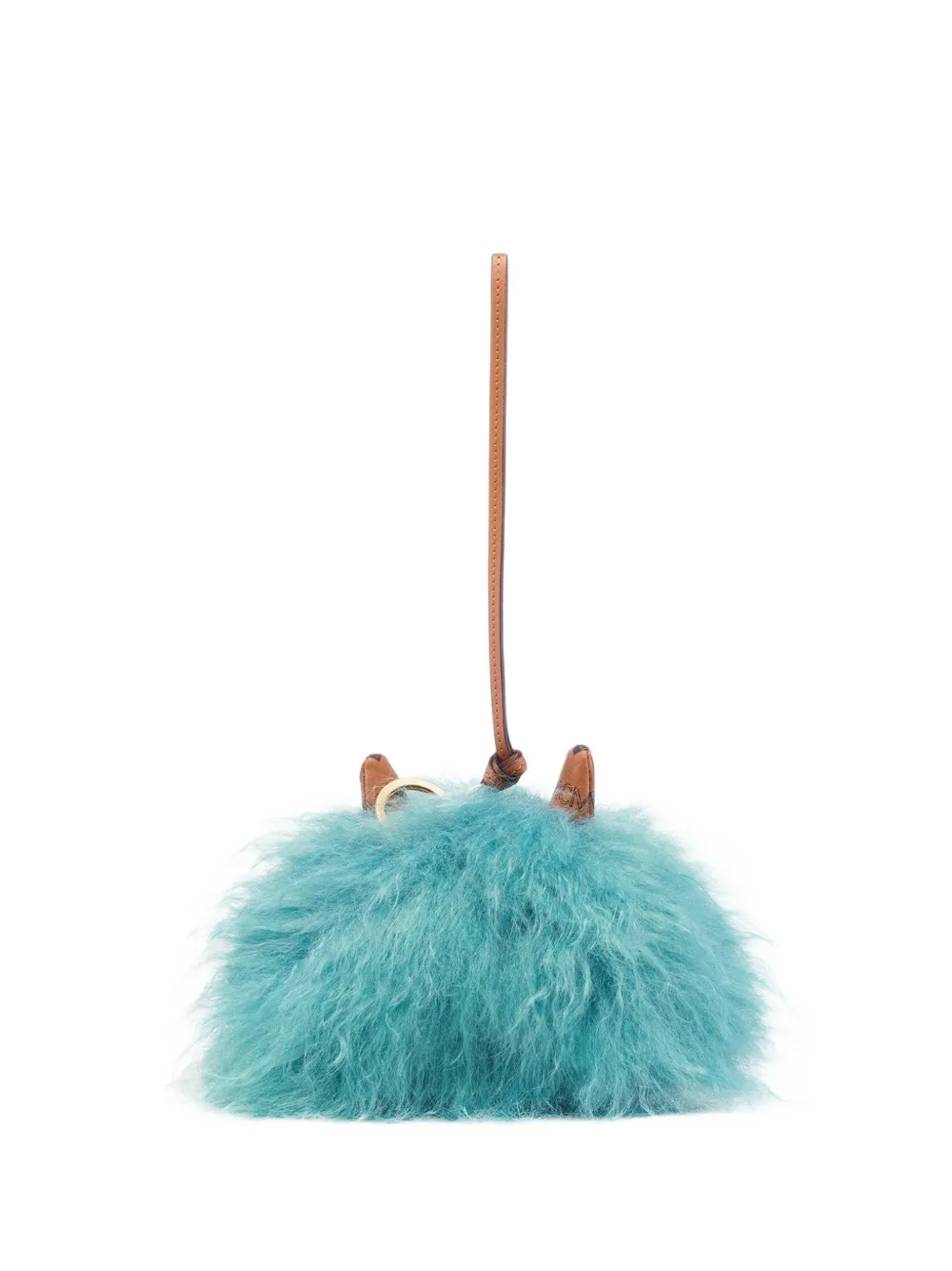 MCM Aren Mars Dog bag charm Blauw
