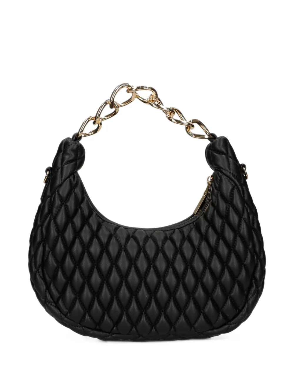 Love Moschino Love Bubbly gewatteerde shopper met schakelketting Zwart