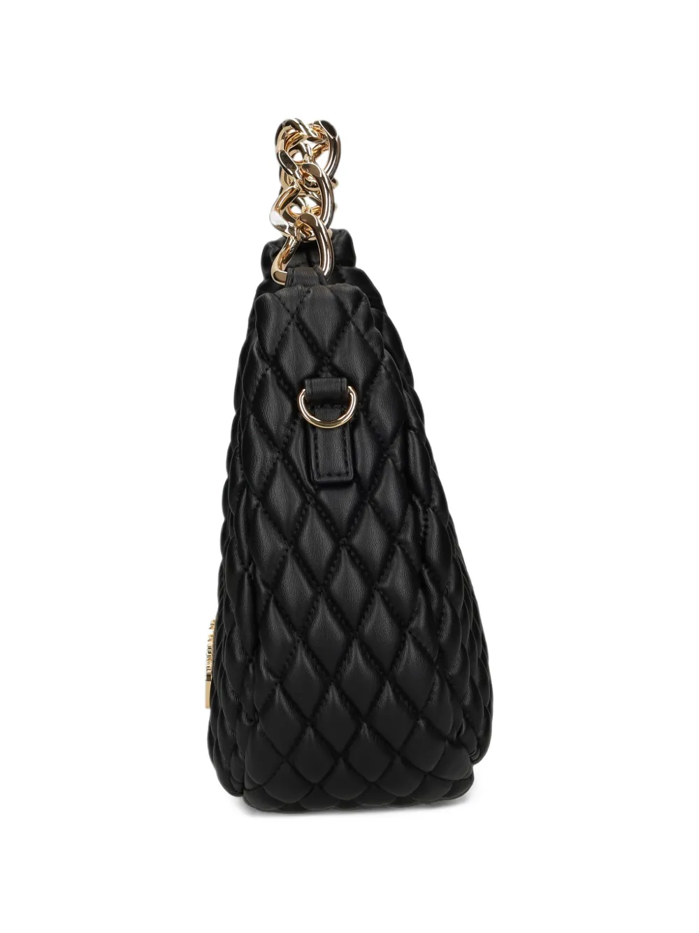 Love Moschino Love Bubbly gewatteerde shopper met schakelketting Zwart