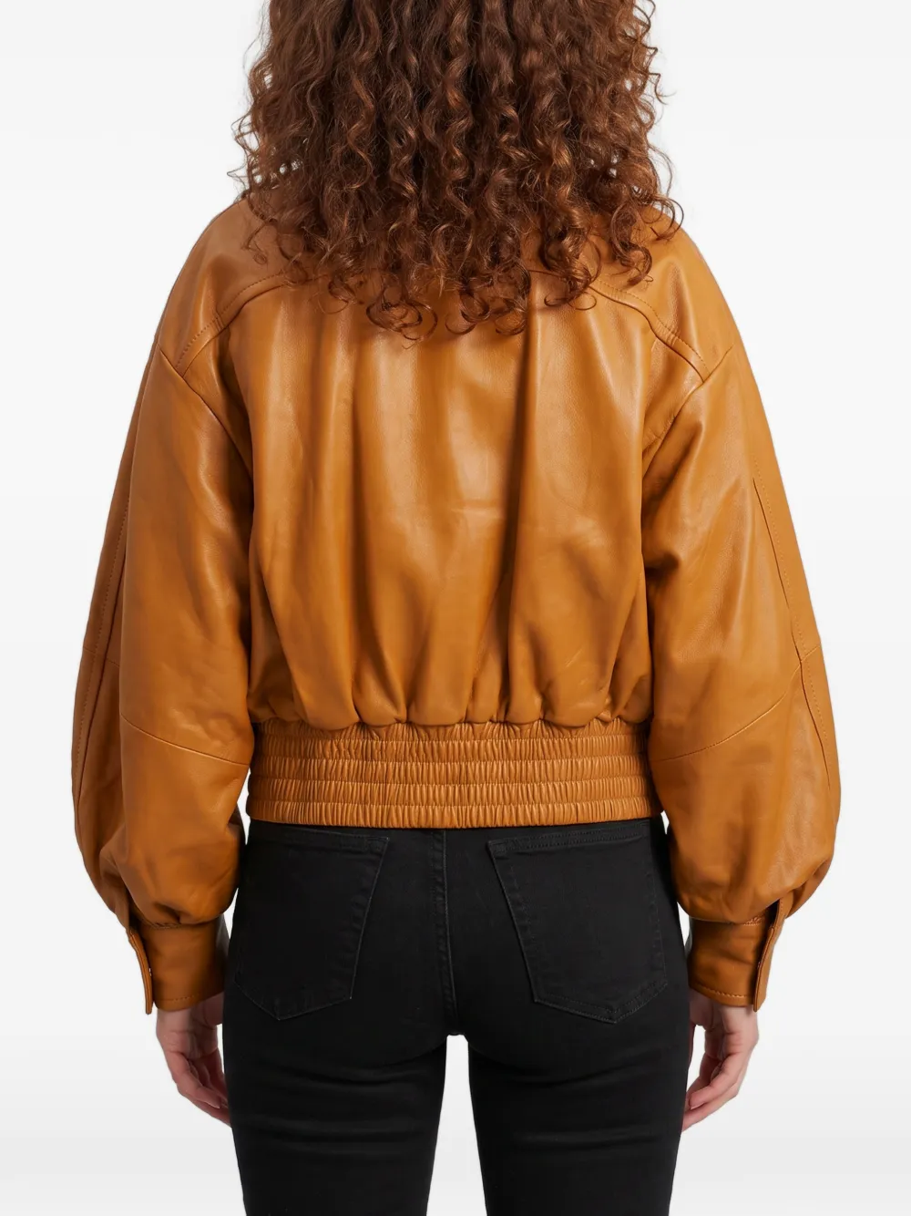 ZIMMERMANN Valiant leren jack Bruin