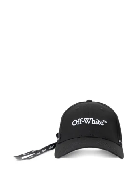Off-White Bookish tie-back cap