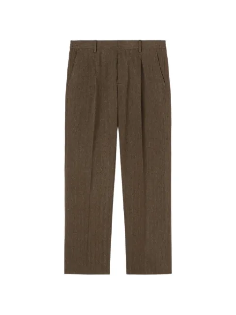 RETORI pleated tailored trousers