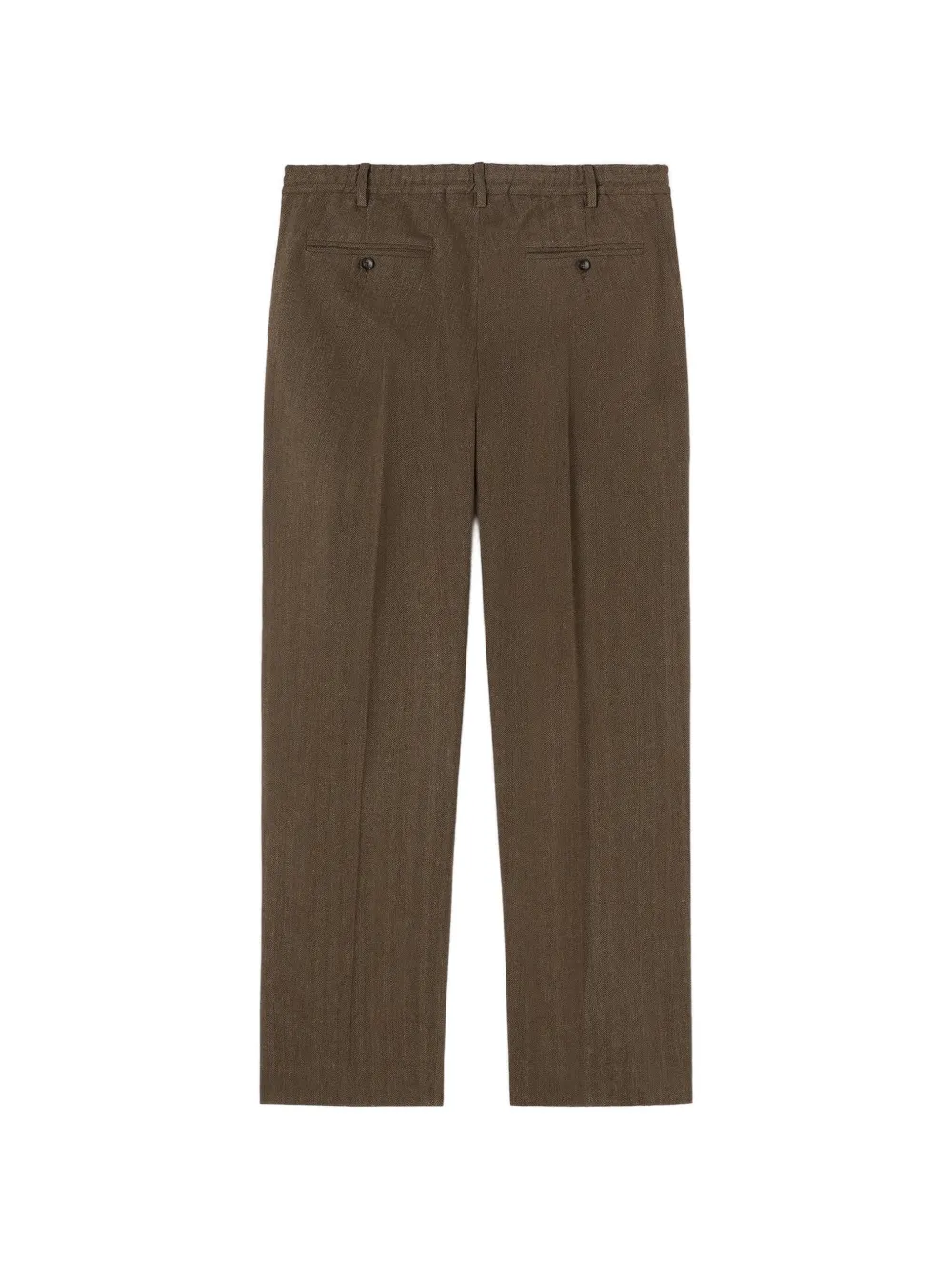 RETORI pleated tailored trousers Bruin