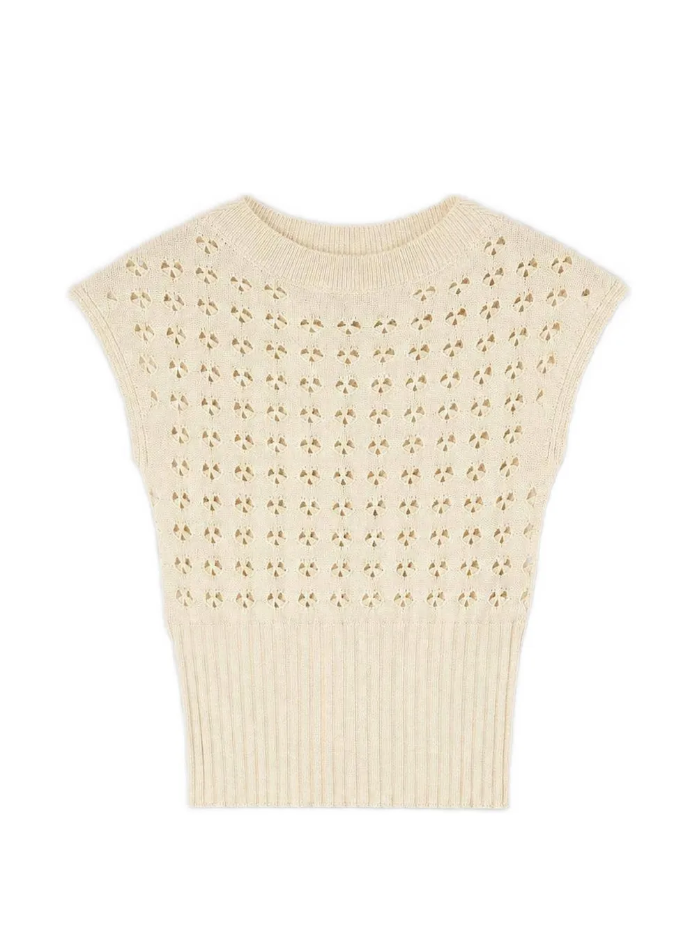 RETORI openwork-knit top - Giallo
