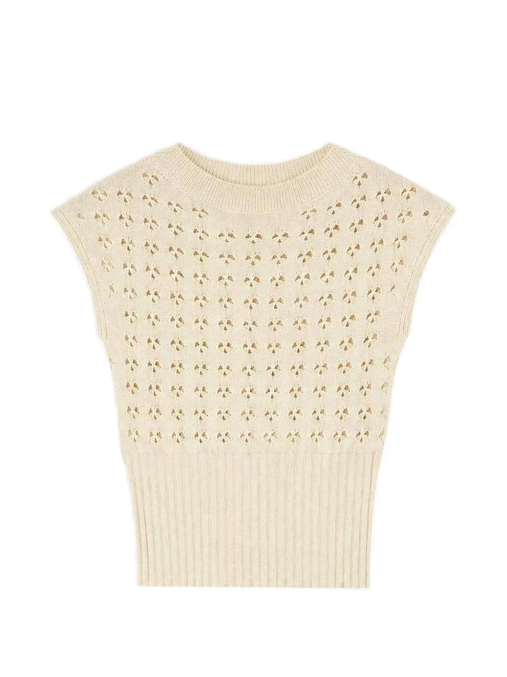 RETORI openwork-knit top - Giallo