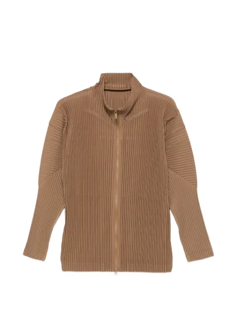 Homme Plissé Issey Miyake pleated high-neck jacket