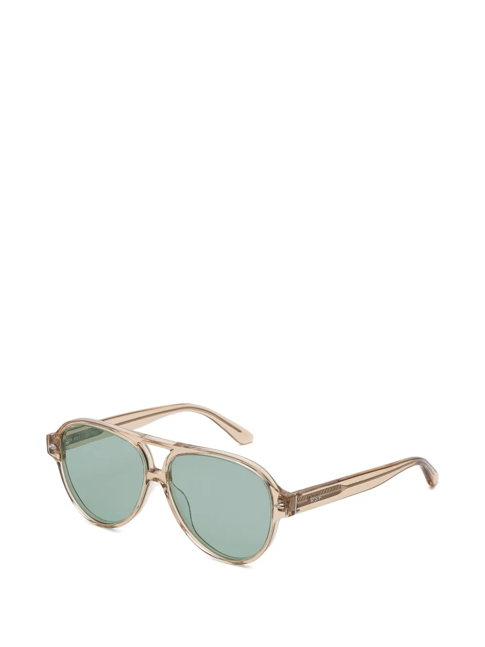 Retrosuperfuture Ombra pilot-frame sunglasses Beige