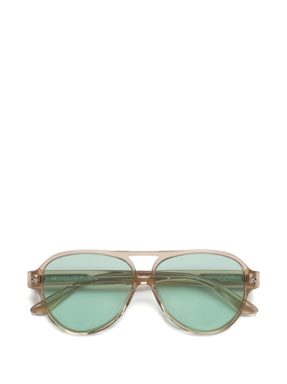 Retrosuperfuture Ombra Pilot-frame Sunglasses In Green