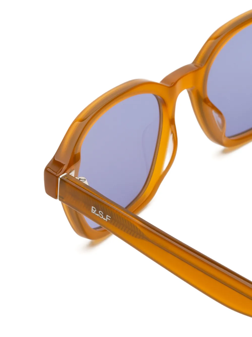 Retrosuperfuture Segno geometric-frame sunglasses Oranje