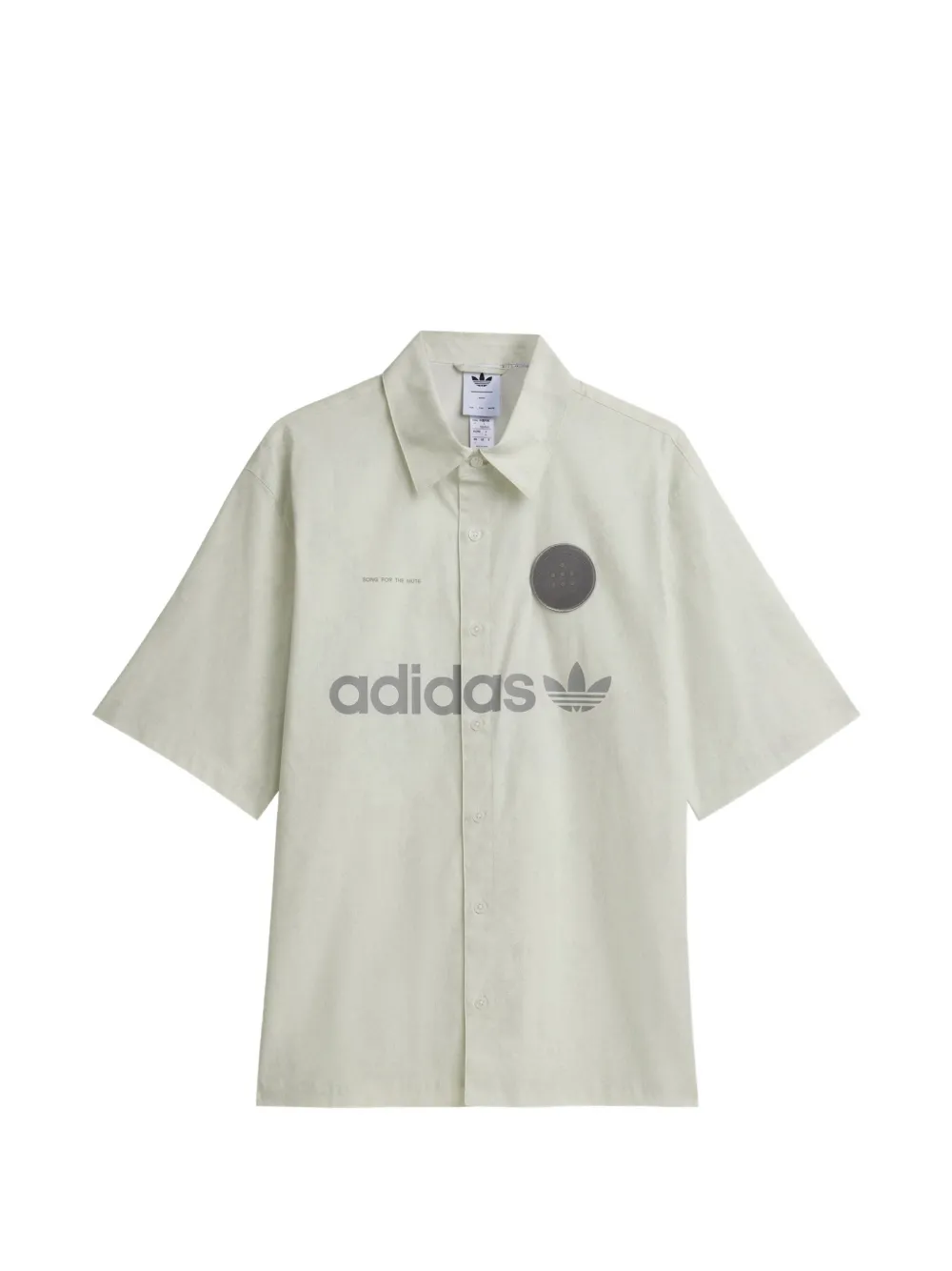 Song For The Mute x Adidas logo-print short-sleeve shirt Beige