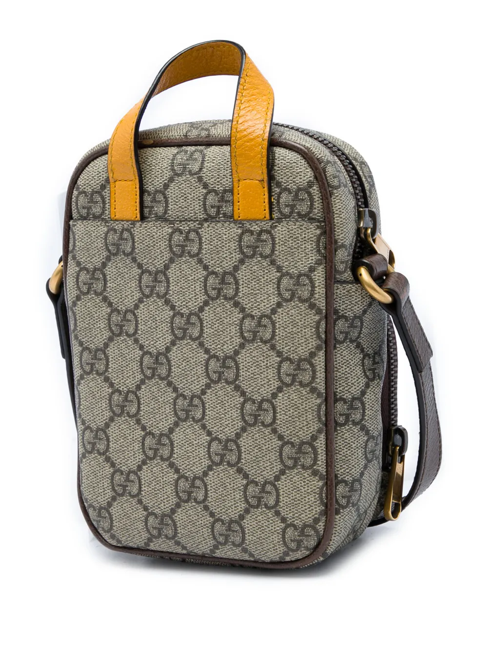 Pre-owned Gucci 2000-2015 Mini Gg Supreme Neo Vintage Satchel In Neutrals
