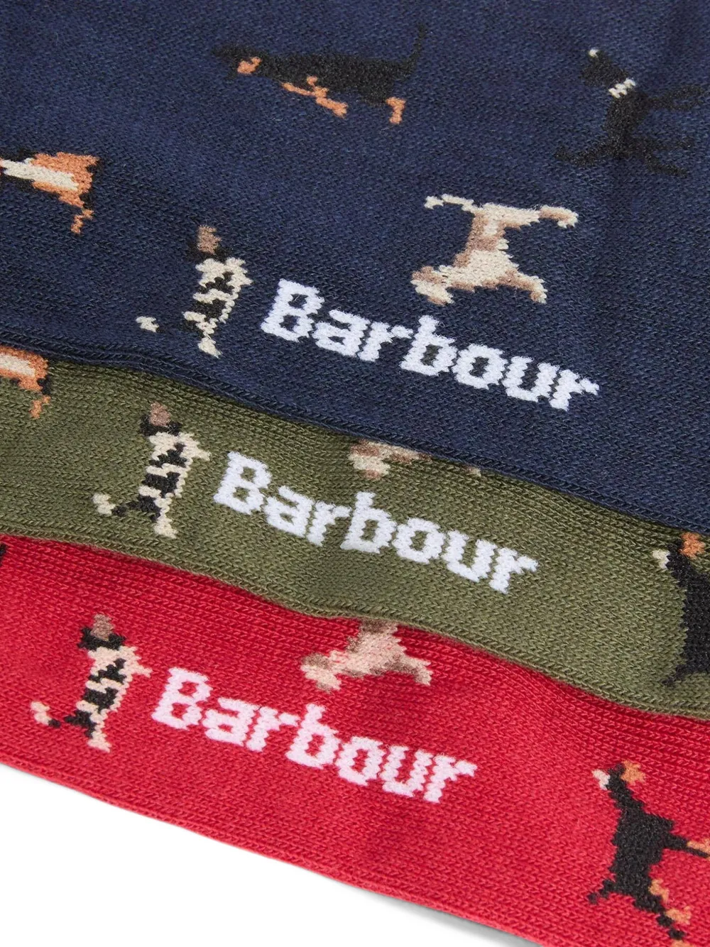 Barbour Dock Socks Gift Set In Multi