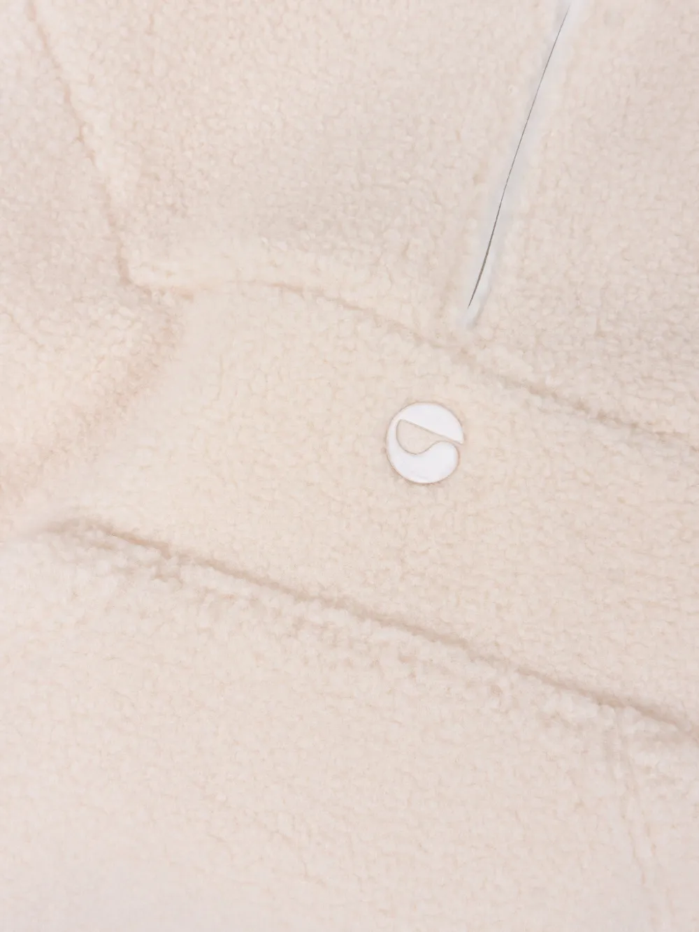 Coperni sherpa hoodie Beige