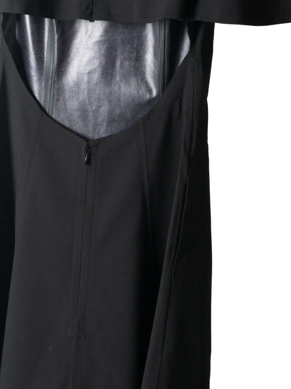 Coperni tailored balloon midi dress Zwart